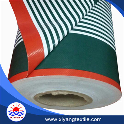 striped tarpaulin