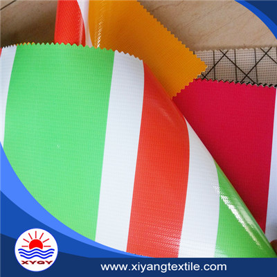 pvc stripe tarpaulin